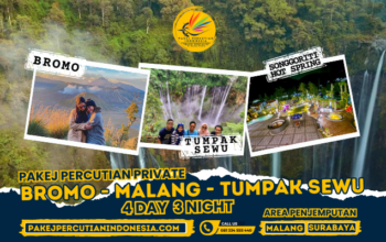 Pakej Percutina Private Bromo Malang tumpak Sewu 4 day 3 Night